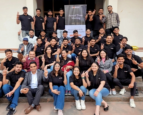 GoWide team is joyful